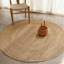Natural fiber straw office floor mat chair mat